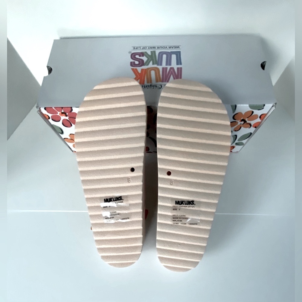 Muk Luks Grand Cayman Slip-On Sandals, Slip-On Shoes, Slides, Blush Sz 8 🎉HP🎉 - Picture 11 of 16